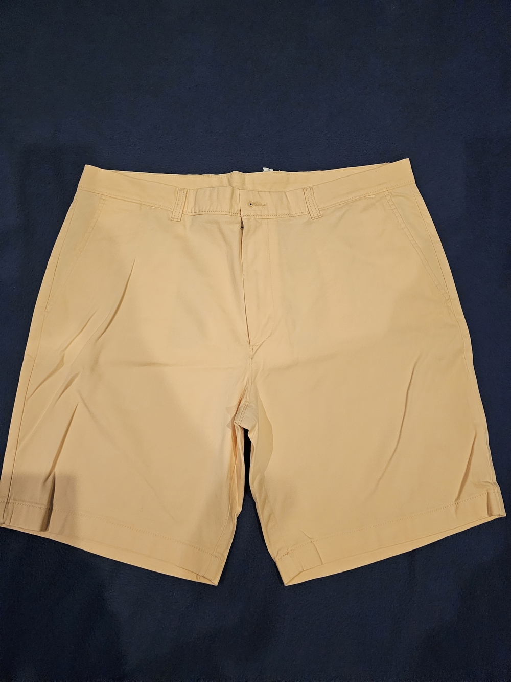 Roundtree & Yorke Peach Flat-Front Performance Shorts